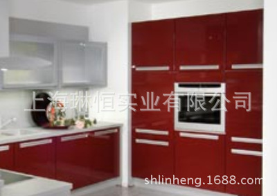 【烤漆门板橱柜--浪漫的法国红】价格,厂家,图片,整体厨房,上海琳恒实业-